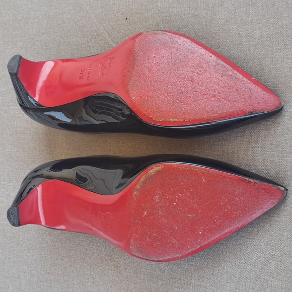 FINAL PRICE Luoboutin black kitten heals 37.5 - Picture 8 of 9